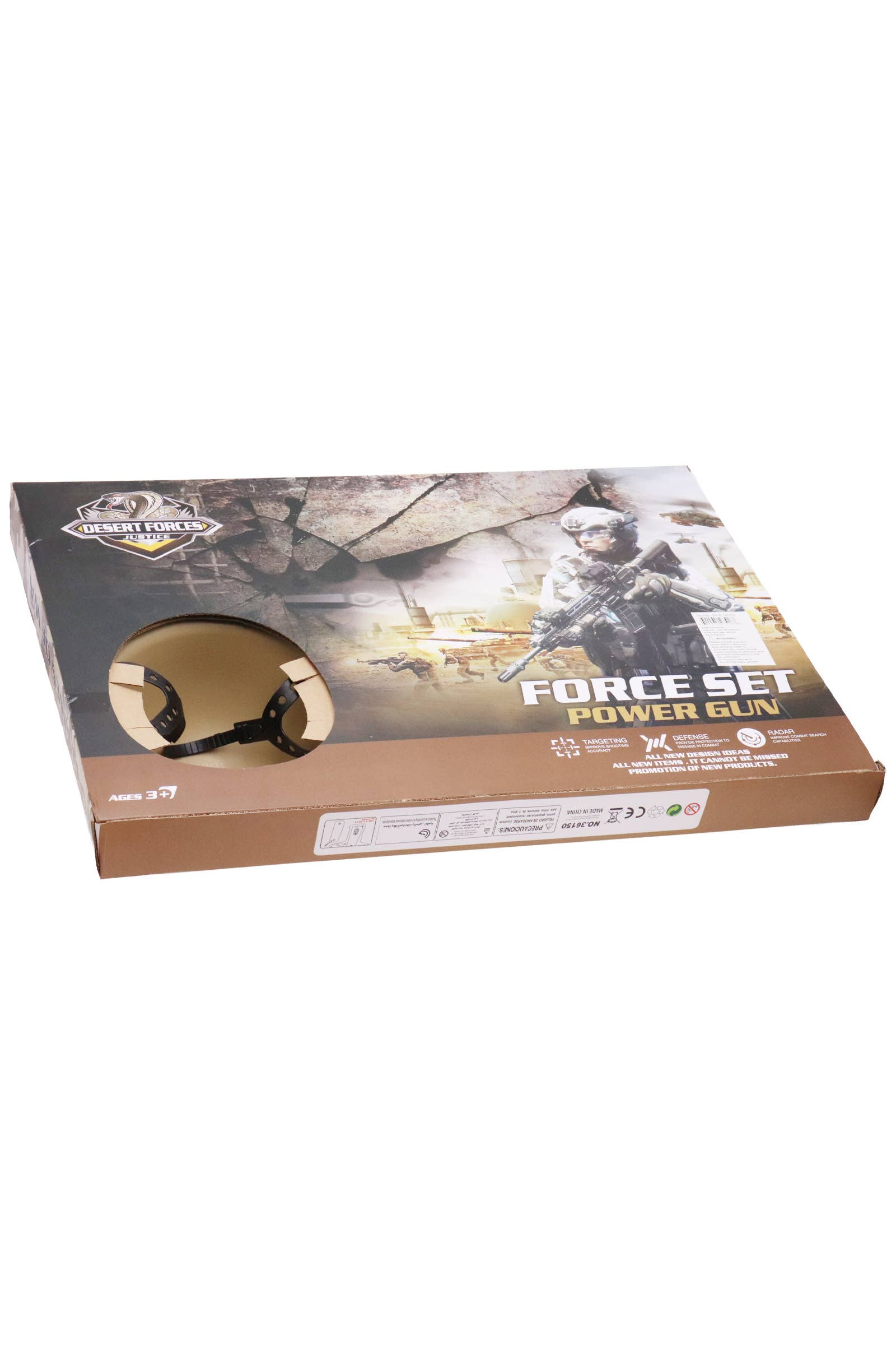 Comme indiqué Ensemble de jouets de rôle militaire pour garçons Desert Force en vente sur Faire2
