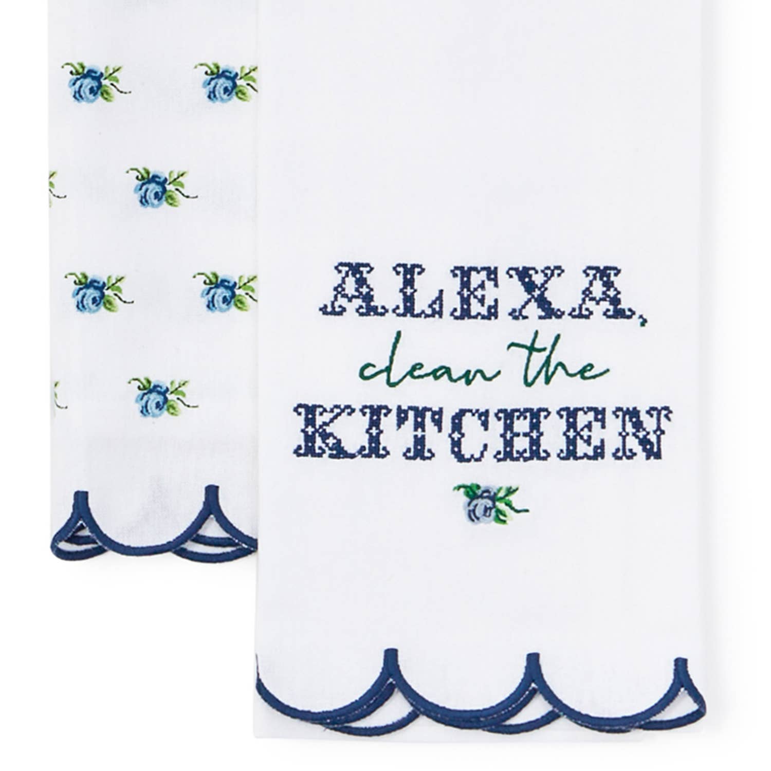 Boyar Gifts for Two's Company - Wholesale Tea Towel - Alexa  | Cross Stitch Dish Towel Assortment3