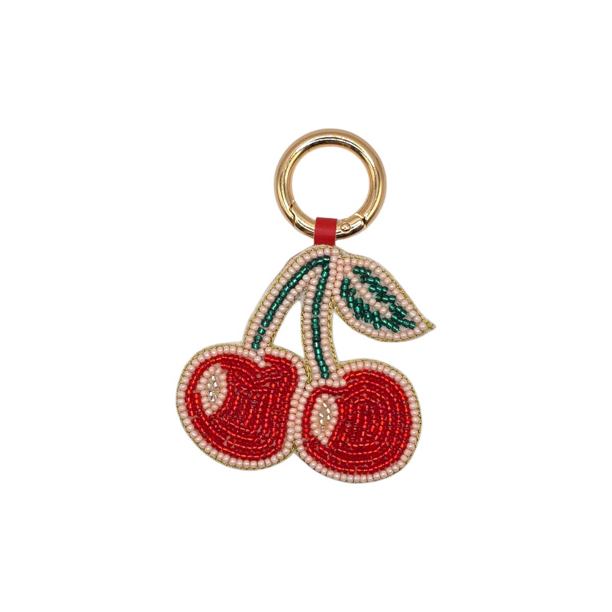 Narratives The Line - Wholesale Keychain - Women's - Beaded Cherry Bag Charm