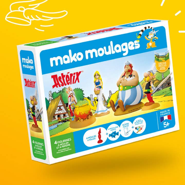 Mako moulages Astérix/ Coffret 4 moules pour la vente par Mako Créations