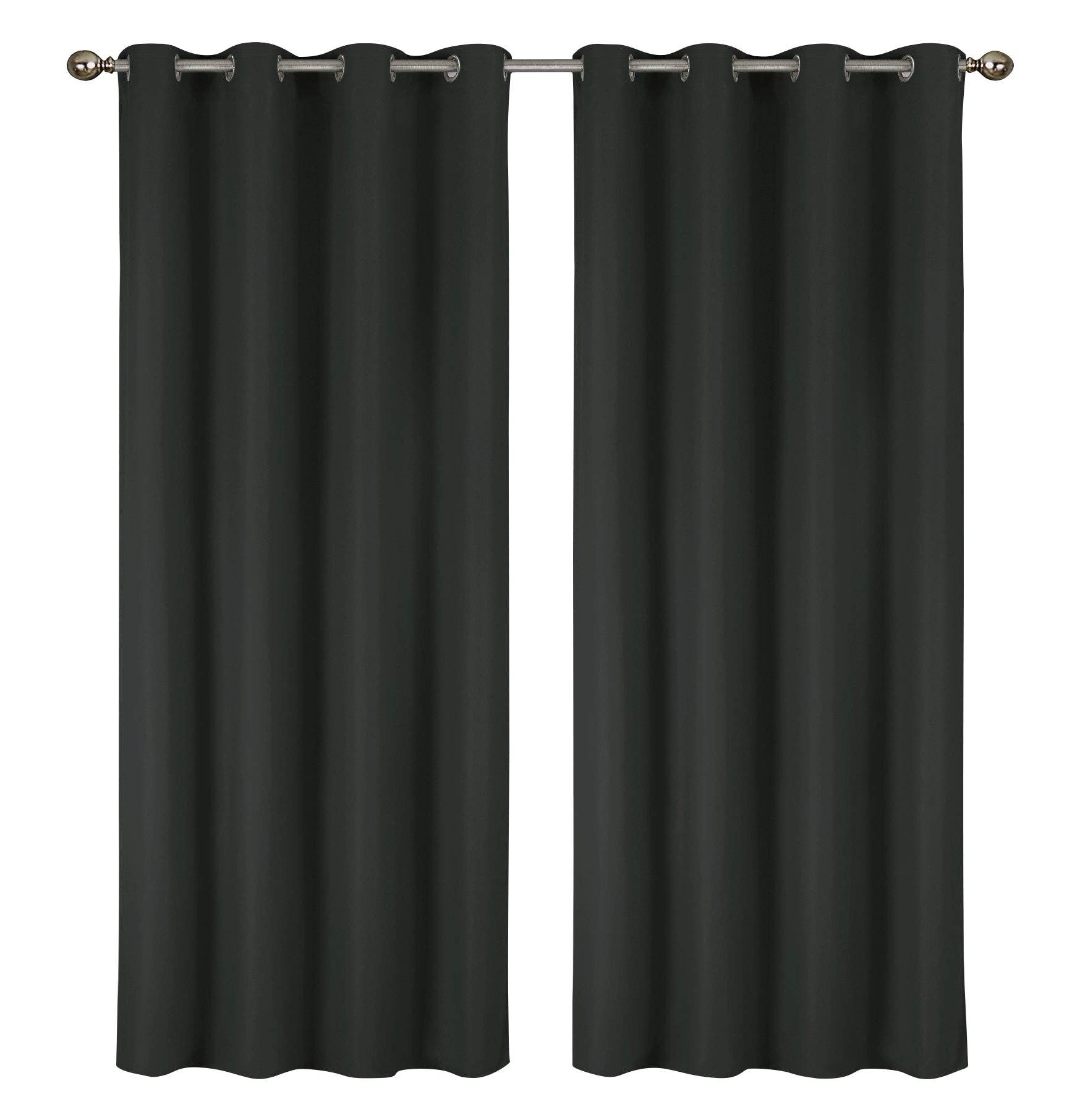 J&V TEXTILES – wholesale Curtain – 2 Pack - 55'' X 84'' Solid Thermal Blackout Panels (19 Colors)0
