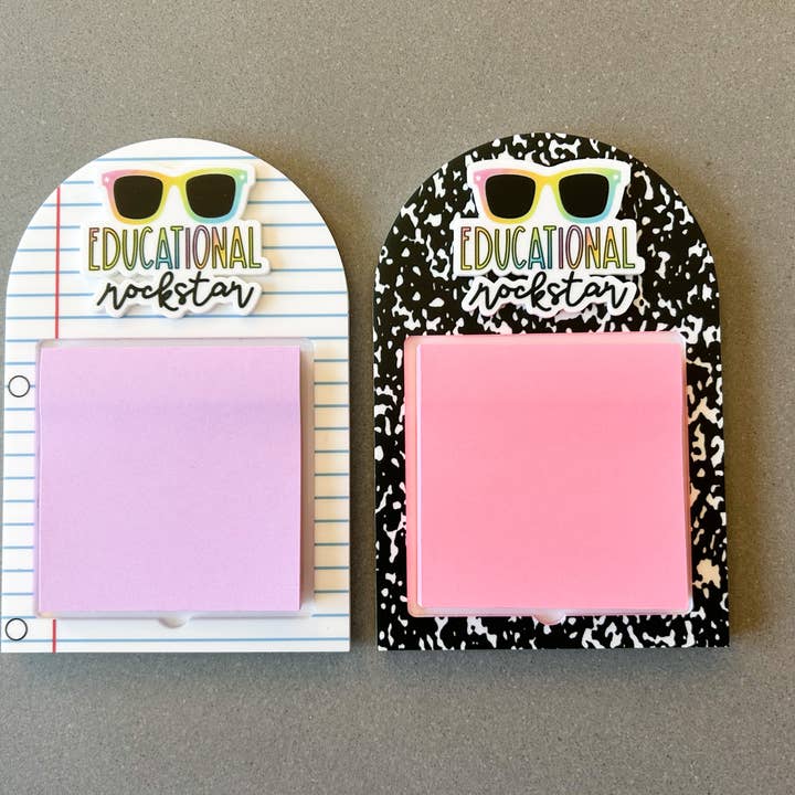 BB’s Shebang - Wholesale Sticky Notes - Teacher sticky note holder, teacher appreciation gift,