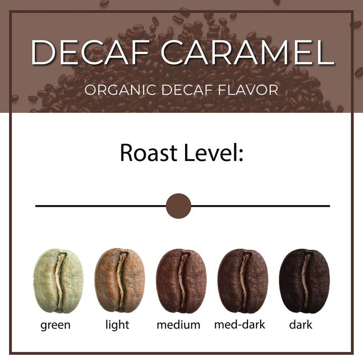 The Bean Coffee Company - Wholesale Ground Coffee - DECAF Organic Caramel Flavored Coffee2