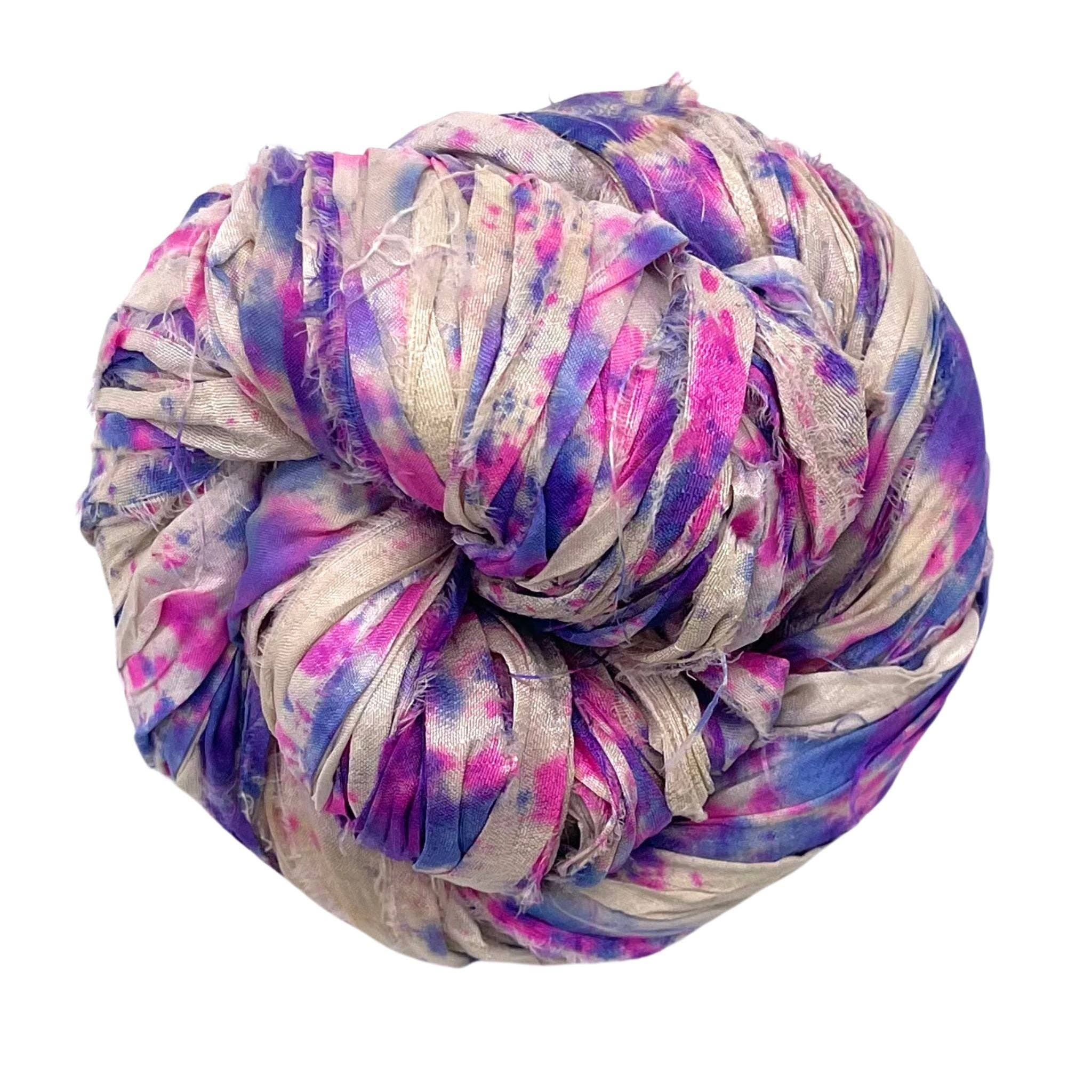 Darn Good Yarn - Wholesale Yarn - Small Batch Sari Ribbon30