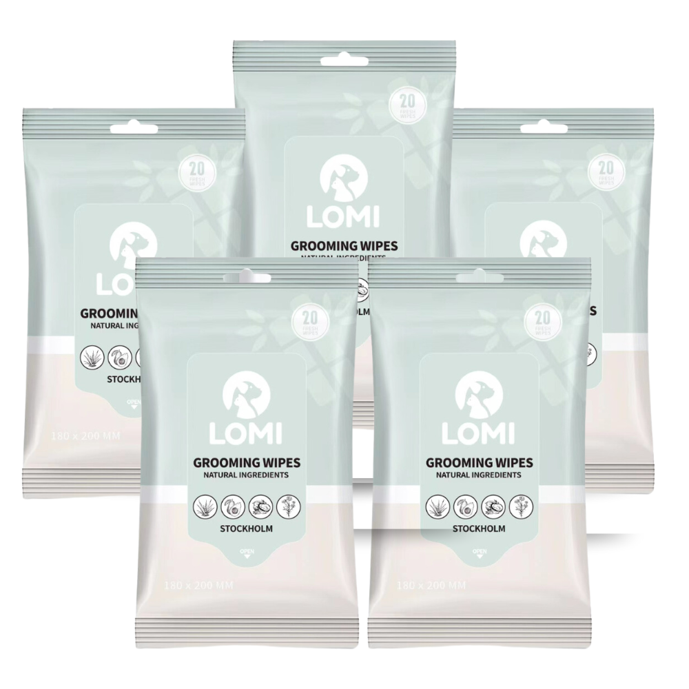 LOMI Pet Care – Engroshandel Pelsplejeprodukter til kœledyr – Hund – Bambus plejeservietter – rejstørrelse9