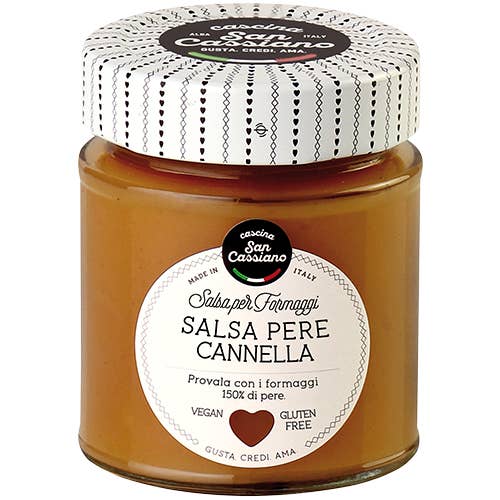 Sauce douce poire et cannelle 170 g - Végan - Sans gluten pour la vente par CASCINA SAN CASSIANO SRL