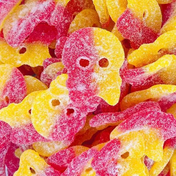 Echo Sales America - Wholesale Gummy - BUBS Godis Skalle: Sour Foam Skulls (90g) Made in Sweden- Case 16ct