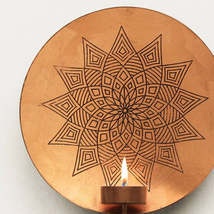 VENDA | Suporte de vela de metal pendurado de parede grande e médio por atacado de Galore Home