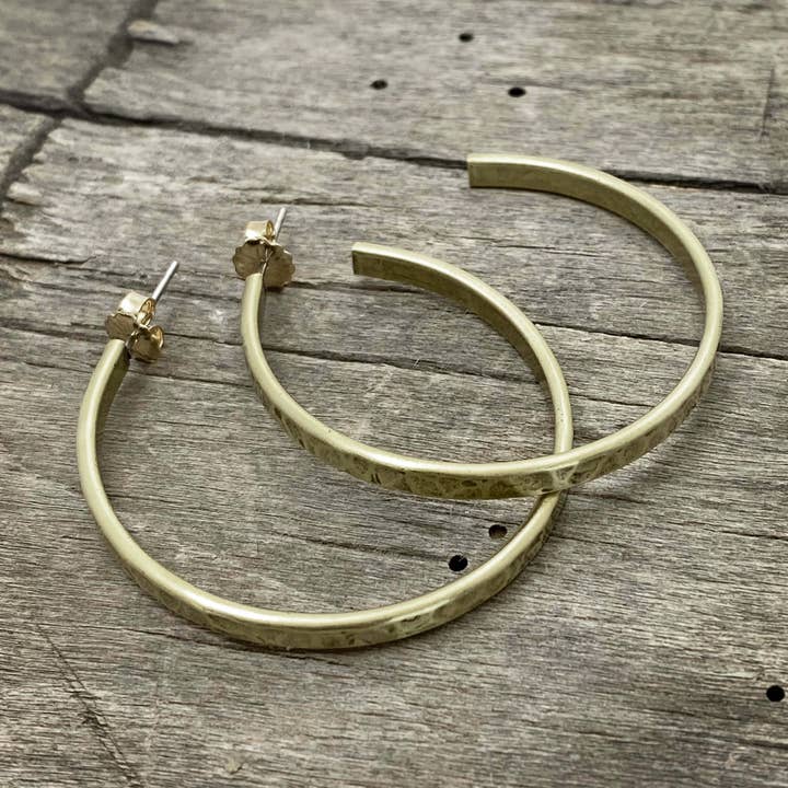 Simple Hoop Earrings for wholesale by Daphne Lorna