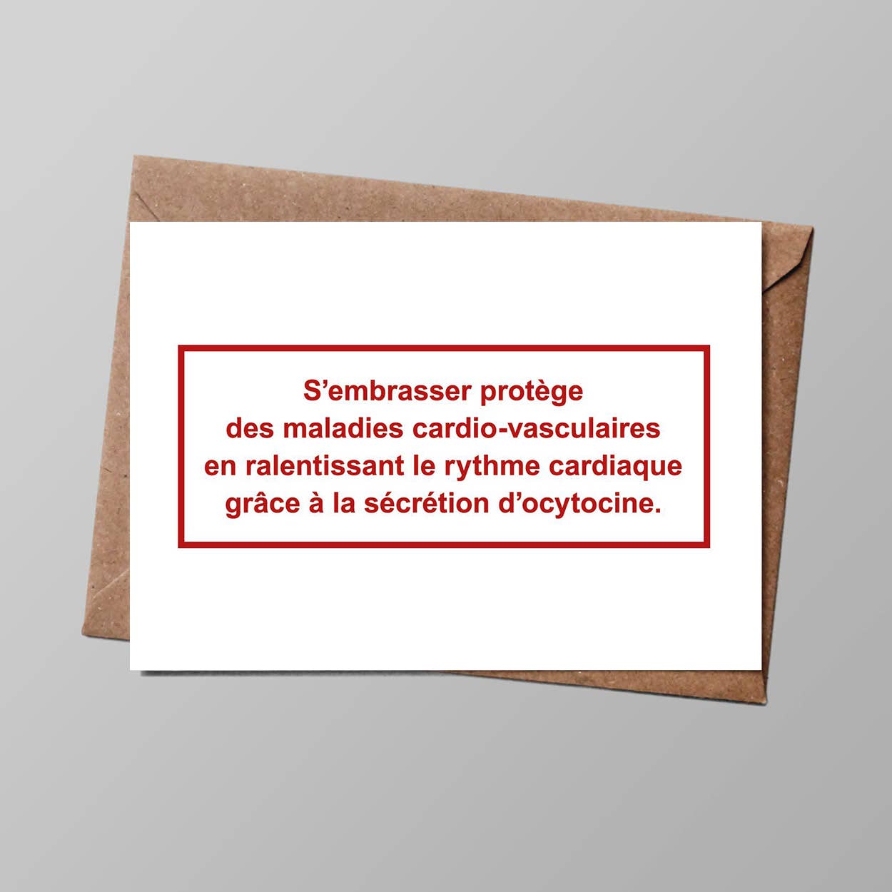 Le shop de Bulma – wholesale Kärlekskort – Kort "Kärlek": Kyssas oxytocin (med kuvert)0