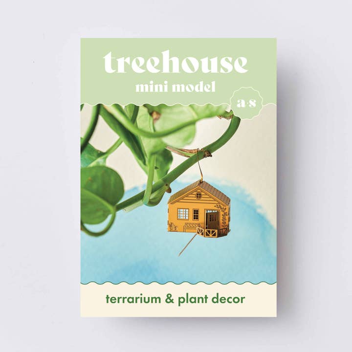 Another Studio UK – wholesale DIY craft kit – Treehouse Mini Model, Brass Diy Building Kit2