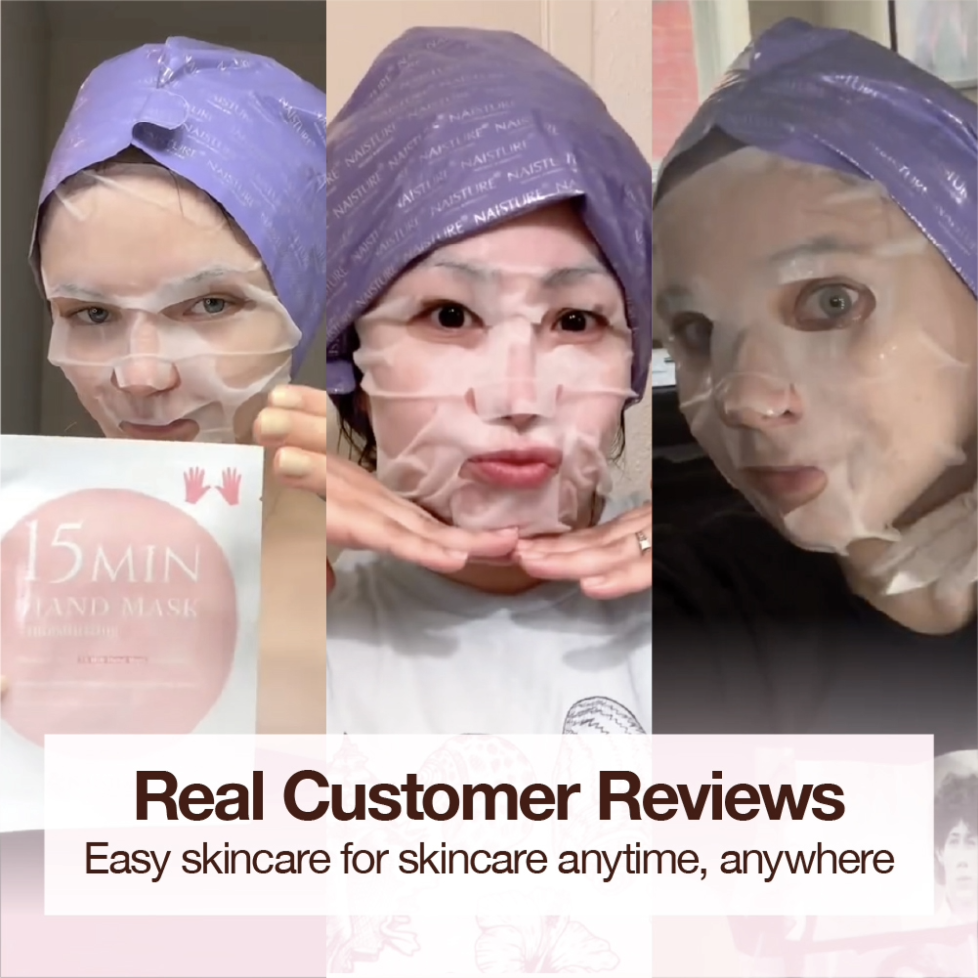 Naisture - Wholesale Skincare Face Mask - 15 Min Pamper Me Kit – K-Beauty Self-Care (7pc)7