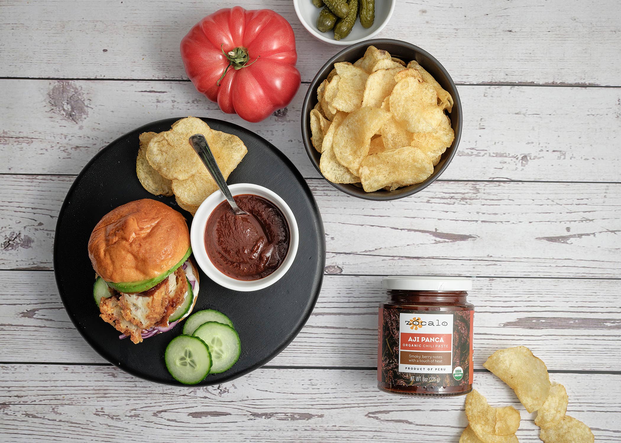 Matiz - Wholesale Chili Paste - Zocalo Aji Panca Chili Paste - Organic 8oz Jar3