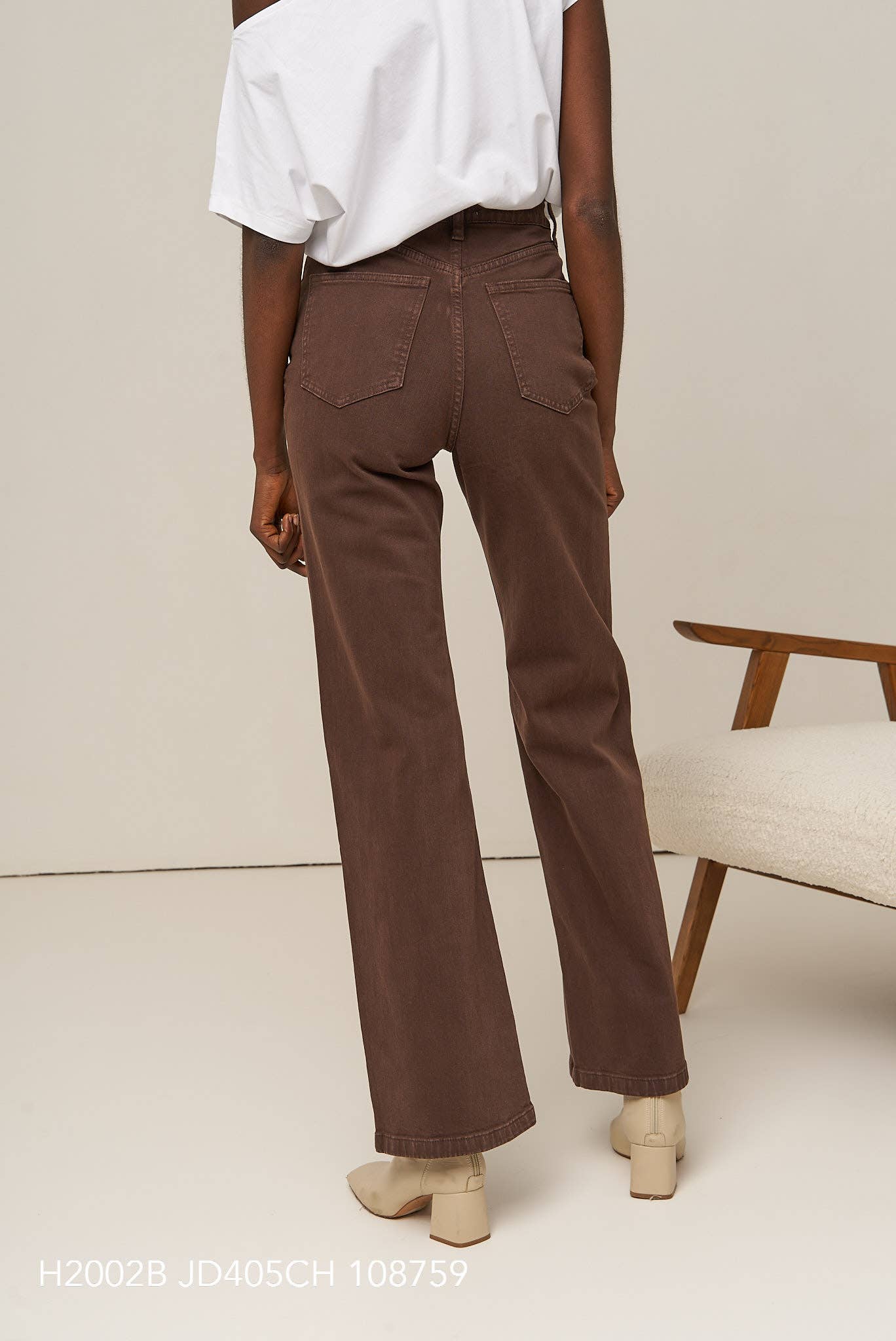 Oraije Paris - Vendita all'ingrosso Jeans - Donna - Jeans Barbara a gamba larga60