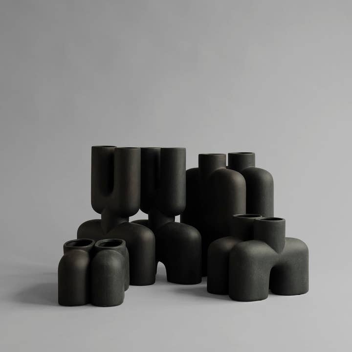 Studio Nordhaven - Wholesale Decorative Tabletop Object - Cobra Double Medio - Black2