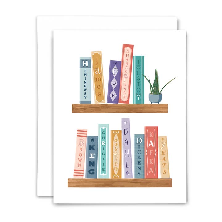 NEW! Happy birthday book lover: greeting card for wholesale by and the moon will rise