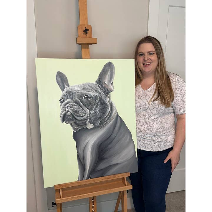Audrey Gale + Art - Wholesale Art Print - French Bulldog Art Print1