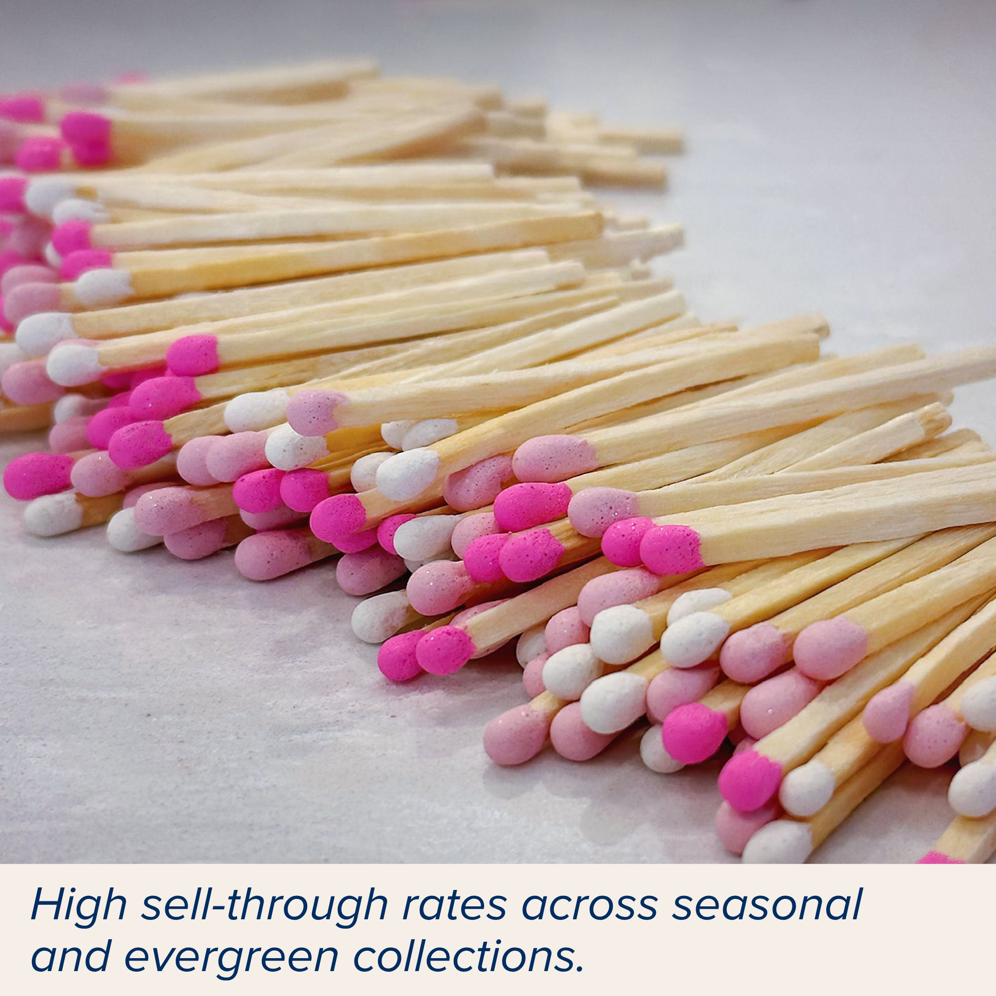 Thankful Greetings - Wholesale Matches - 2" Matches - sets of 500s Bulk / Loose / Raw29