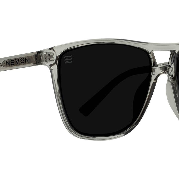 Rip Tide Gray Polarized Unisex Sunglasses for wholesale on Faire