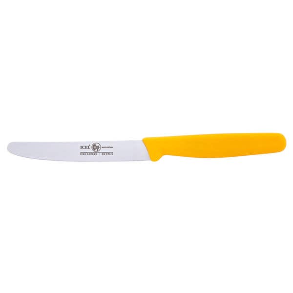 ICEL USA - Wholesale Kitchen/Utility Knife - 4.25" (110mm) safer rounded tip, straight edge paring knife4