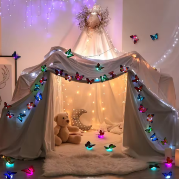 Buddha Ayurveda – wholesale Night light – 10pcs 3D LED Butterfly Wall Lights for Garden & Party2