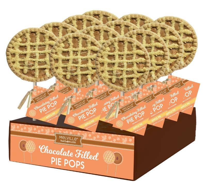 Melville Candy Company - Wholesale Chocolate Covered Sweets - Apple Pie Pops1