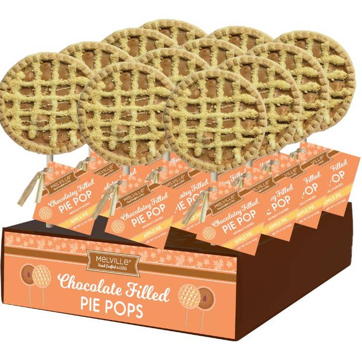 Melville Candy Company - Wholesale Chocolate Covered Sweets - Apple Pie Pops1