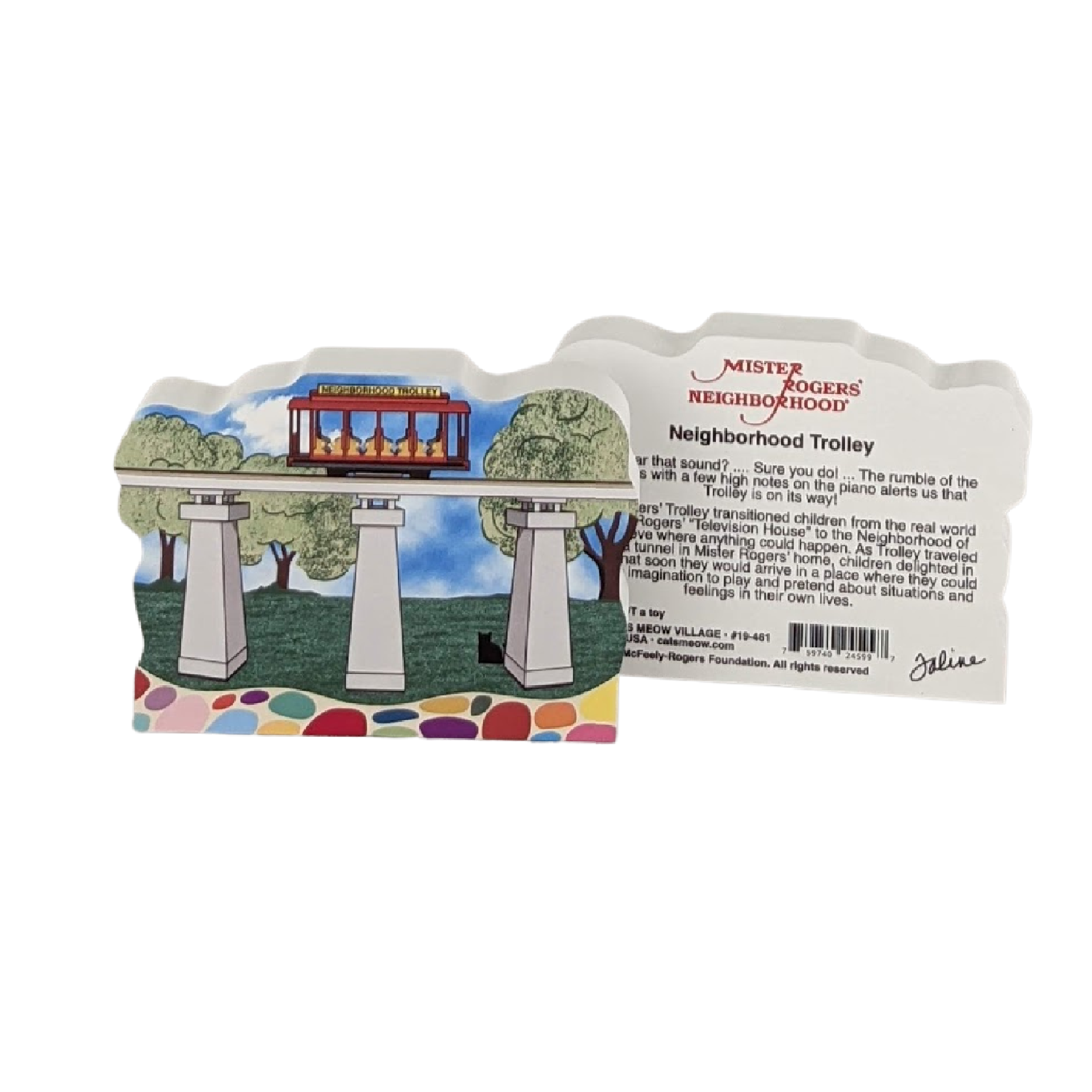 Cats Meow Village - Wholesale Decorative Tabletop Object - Cats Meow Village, Mister Rogers' Neighborhood (5-piece set)8