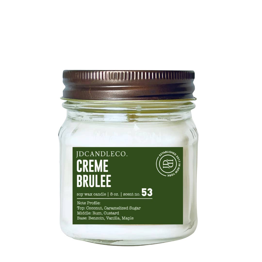 JD Candle Co. - Wholesale Jar/Filled Candle - Holiday 8 oz Mason Jar Candles12