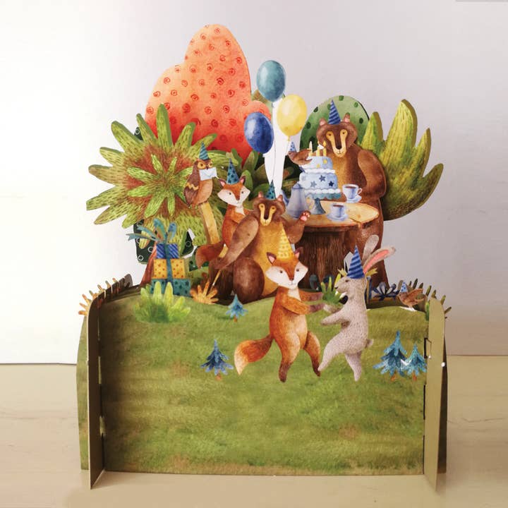 Children's pop up card for wholesale by Alljoy Design