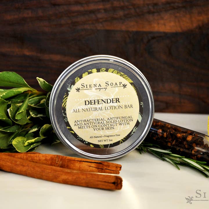 Siena Soap Company - Wholesale Solid Lotion - Defender Lotion Bar2
