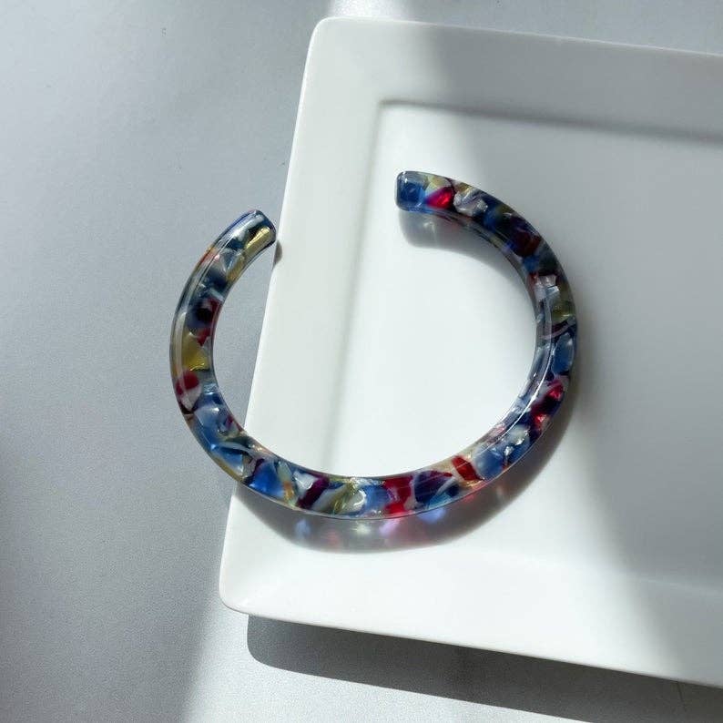 Fenna&Fei - Wholesale Cuff Bracelet - Lush Bangle Cuff in Stained Glass2