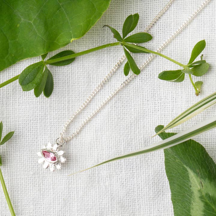 Amanda Coleman Jewelry - Wholesale Pendant/Charm Necklace - Marquise flower necklace