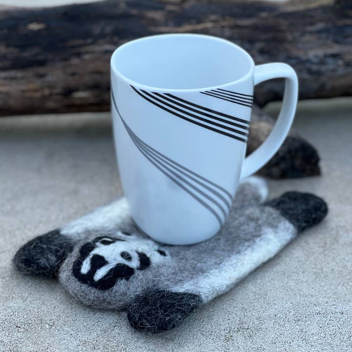 Lungta Imports - Wholesale Coasters - Fair Trade Animal Felt Ball Tea Coasters, Cup Mug Coasters11