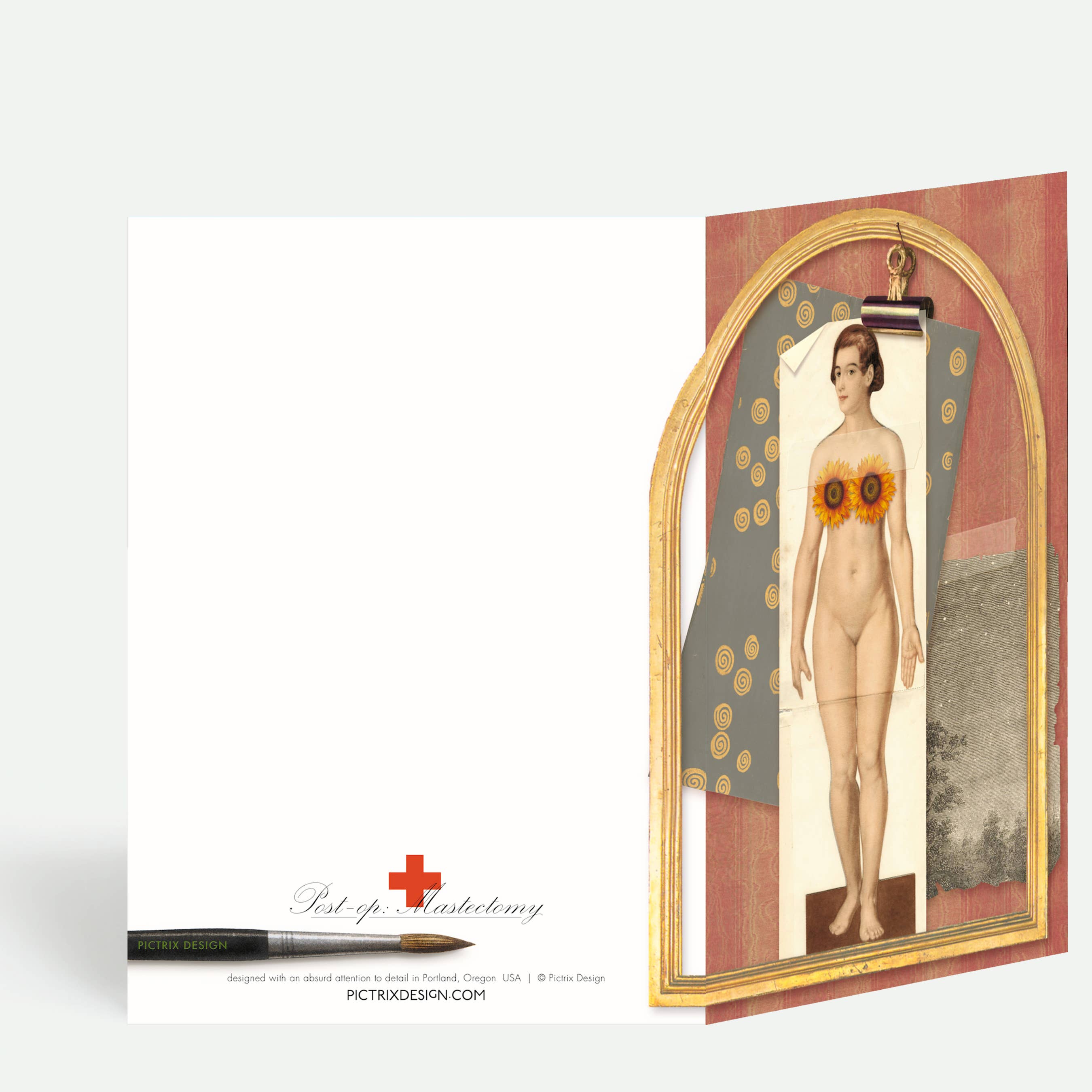 Pictrix Design – wholesale Krya på dig-kort – ”Post-op: Mastektomi” -kort för att bli frisk1