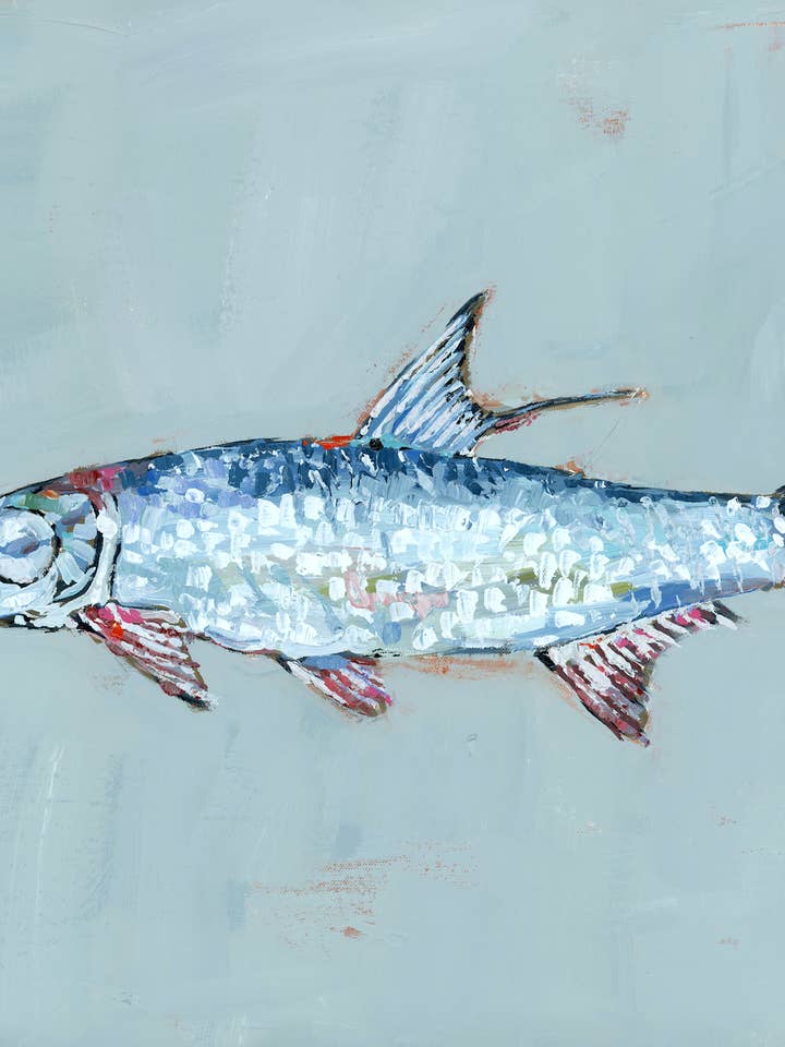 "Tarpon" canvas print for wholesale by Chelsea McShane Art