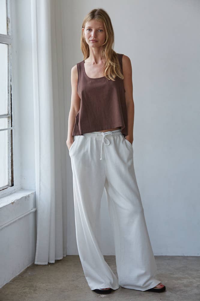 By Together - Wholesale Tank Top - Women's - L8751 | Knit Cotton Scoop Neck Sleeveless Tank Top10