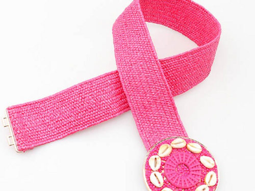 LOOWIE - Wholesale Belt - Women's - 13033 Raffia Belt Loowie2