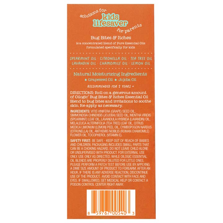 Oilogic Baby & Kid Solutions - Wholesale Essential Oil Roll-On - Bug Bites & Itches Essential Oil Roll-On1