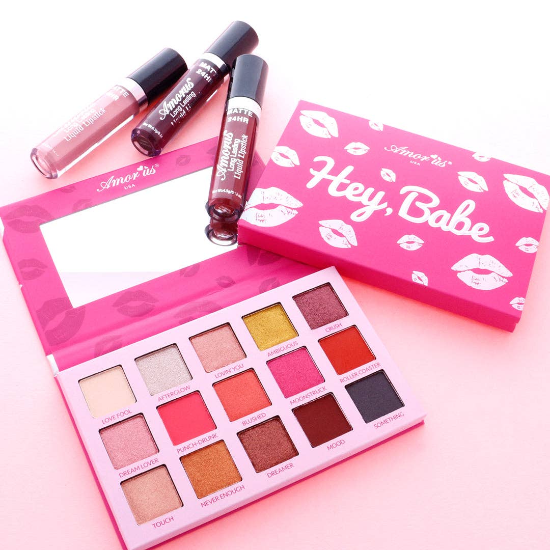 Amorus USA – wholesale Eyeshadow palette – Hey, Babe - Pressed Pigment Palette6