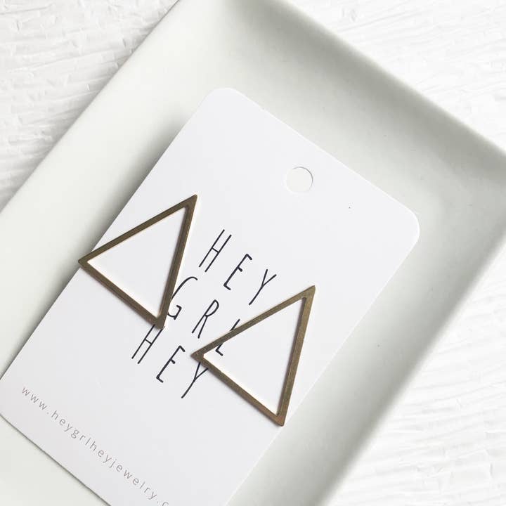 Hey Grl Hey Jewelry - Wholesale Dangle Earrings - The Trine Earrings1