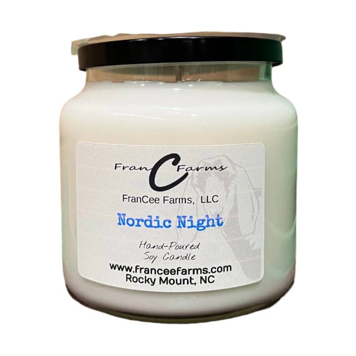 Bougie Apothicaire Nocturne Nordique en Soja Naturel pour la vente par FranCee Farms