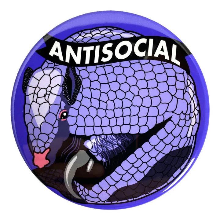 Antisocial 3" Magnet for wholesale by BarbacoApparel