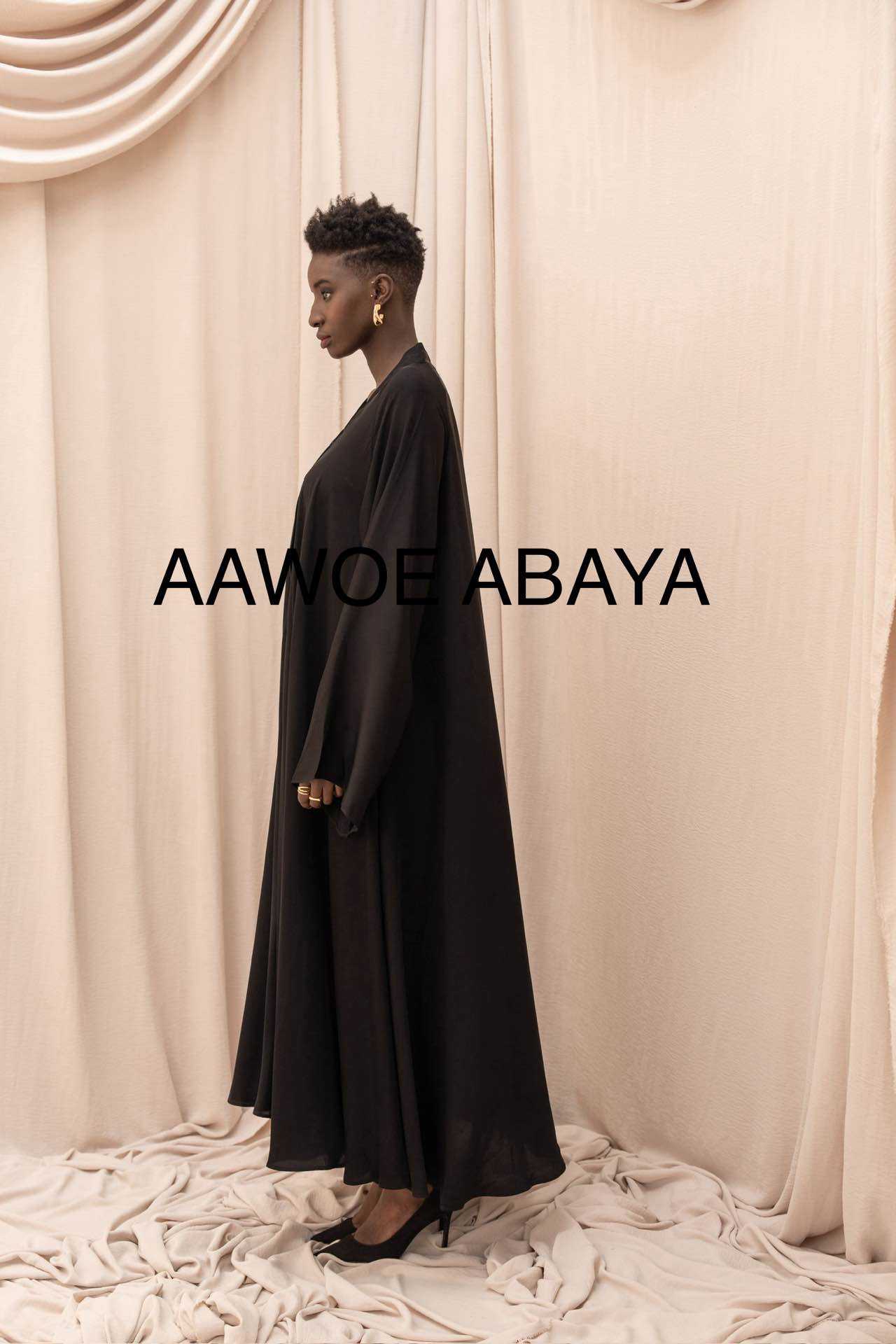 Aawoe Abaya - Wholesale Hijab - Women's - Modern Kimono With Long Sleeves - 2407-DRESS3