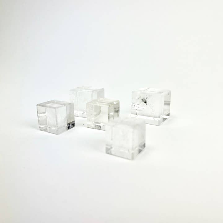 Pelham Grayson Rose - Wholesale Spiritual Stone/Crystal - *Clear Quartz Cube | 25-35mm Brazil2