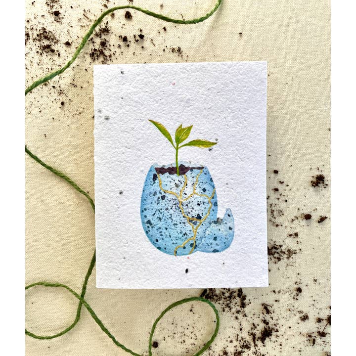 Beauty from Ashes Plantable Wellness Mix Seed Card for wholesale by Notes of Eden Seed Cards
