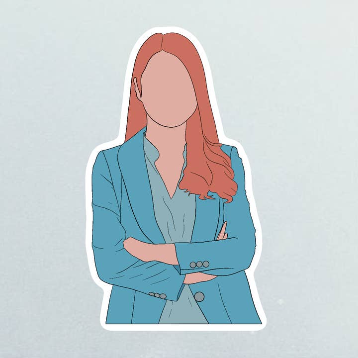 Rosa VD klistermärke för wholesale av Jelly Jean Designs