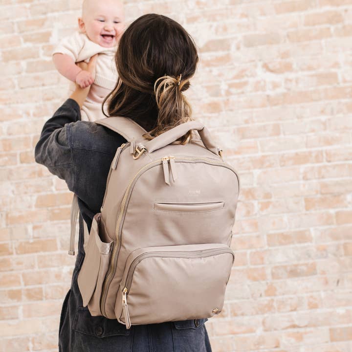 JuJuBe - Wholesale Diaper Bag - Baby - Classic Backpack Taupe4