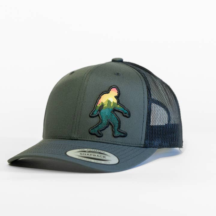 Squatchy - Vente Casquette de camionneur – unisexe - Casquette de camionneur Aventure Sasquatch