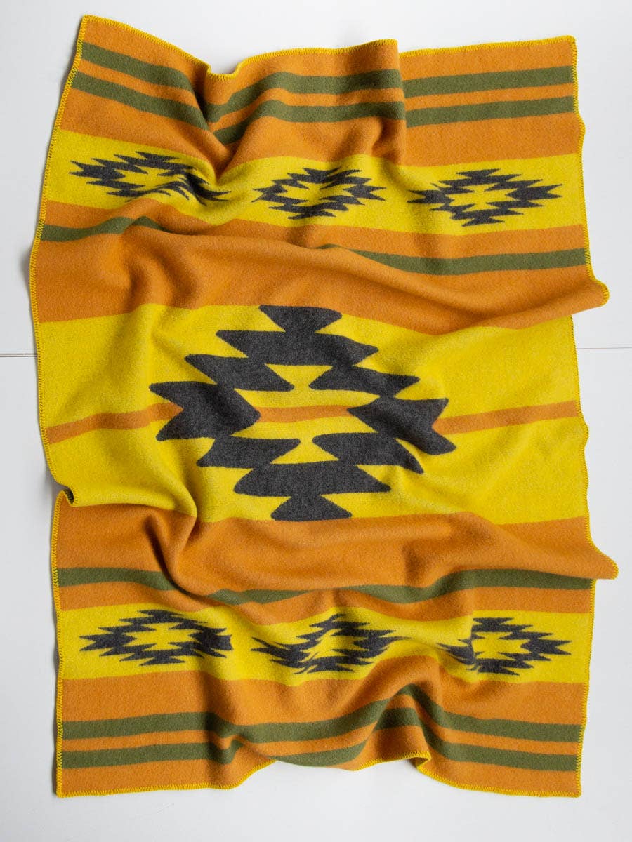 MoST - Wholesale Throw Blanket - Wool throw blanket CARPATHIAN - yellow3